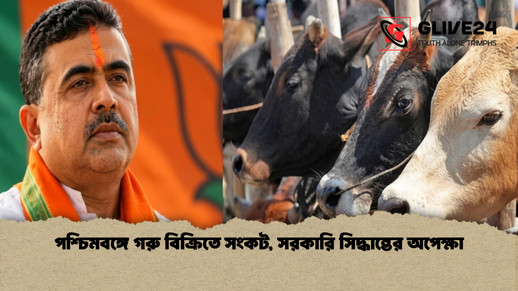 পশ্চিমবঙ্গে গরু বিক্রিতে সংকট সরকারি সিদ্ধান্তের অপেক্ষা 1 পশ্চিমবঙ্গে গরু বিক্রিতে সংকট, সরকারি সিদ্ধান্তের অপেক্ষা