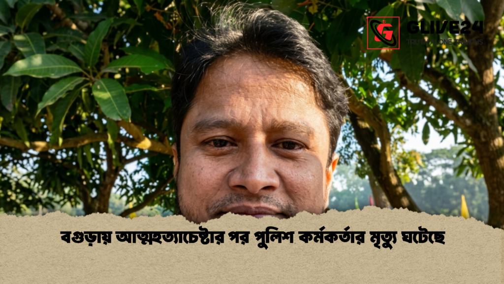 বগুড়ায় আত্মহত্যাচেষ্টার পর পুলিশ কর্মকর্তার মৃত্যু ঘটেছে 1 বগুড়ায় আত্মহত্যাচেষ্টার পর পুলিশ কর্মকর্তার মৃত্যু ঘটেছে
