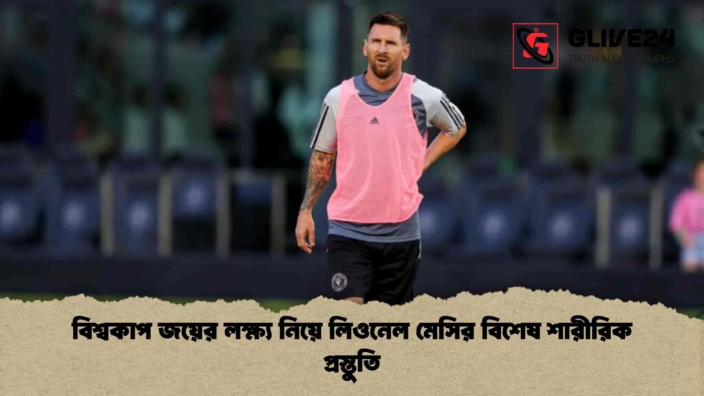 বিশ্বকাপ জয়ের লক্ষ্য নিয়ে লিওনেল মেসির বিশেষ শারীরিক প্রস্তুতি