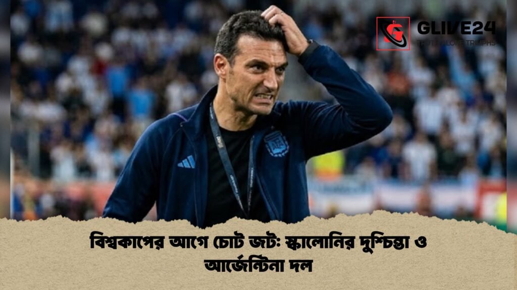 বিশ্বকাপের আগে চোট জট স্কালোনির দুশ্চিন্তা ও আর্জেন্টিনা দল 1 বিশ্বকাপের আগে চোট জট: স্কালোনির দুশ্চিন্তা ও আর্জেন্টিনা দল
