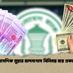 বৈদেশিক মুদ্রার হালনাগাদ বিনিময় হার প্রকাশ 3 বৈদেশিক মুদ্রার হালনাগাদ বিনিময় হার প্রকাশ