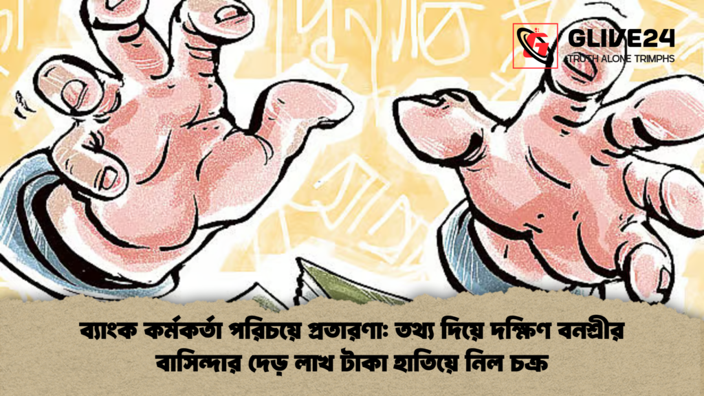 ব্যাংক কর্মকর্তা ব্যাংক কর্মকর্তা পরিচয়ে প্রতারণা: তথ্য দিয়ে দক্ষিণ বনশ্রীর বাসিন্দার দেড় লাখ টাকা হাতিয়ে নিল চক্র