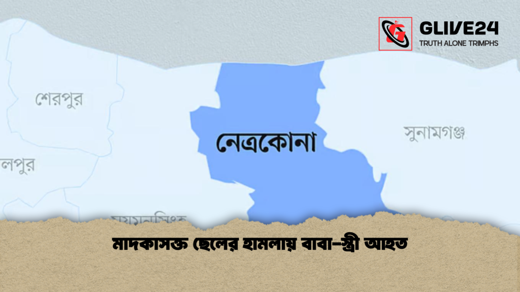 মাদকাসক্ত ছেলের হামলায় বাবা স্ত্রী আহত মাদকাসক্ত ছেলের হামলায় বাবা-স্ত্রী আহত