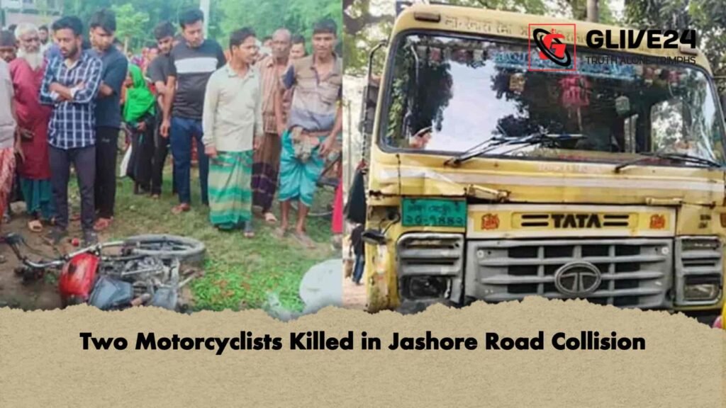 যশোরে কাভার্ডভ্যান ও মোটরসাইকেল সংঘর্ষে দুই ব্যক্তি নিহত