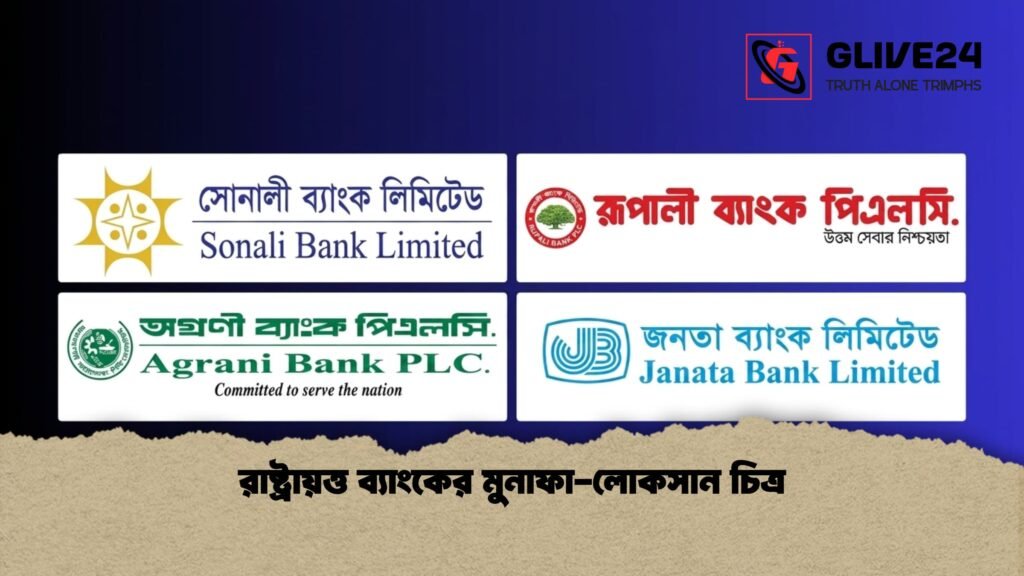 রাষ্ট্রায়ত্ত ব্যাংকের মুনাফা লোকসান চিত্র রাষ্ট্রায়ত্ত ব্যাংকের মুনাফা-লোকসান চিত্র
