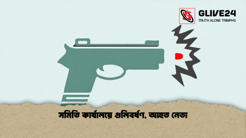 সমিতি কার্যালয়ে গুলিবর্ষণ আহত নেতা 1 সমিতি কার্যালয়ে গুলিবর্ষণ, আহত নেতা