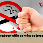 সিগারেটের দাম সর্বনিম্ন ১৭ সর্বোচ্চ ৩৫ টাকা প্রস্তাব 1 সিগারেটের দাম সর্বনিম্ন ১৭ সর্বোচ্চ ৩৫ টাকা প্রস্তাব
