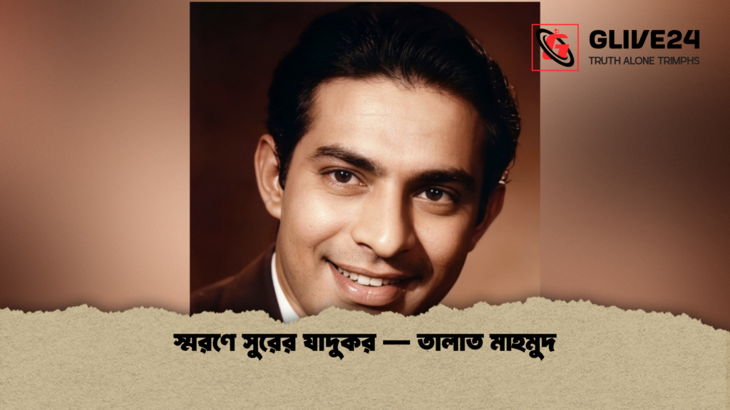 স্মরণে সুরের যাদুকর — তালাত মাহমুদ স্মরণে সুরের যাদুকর — তালাত মাহমুদ