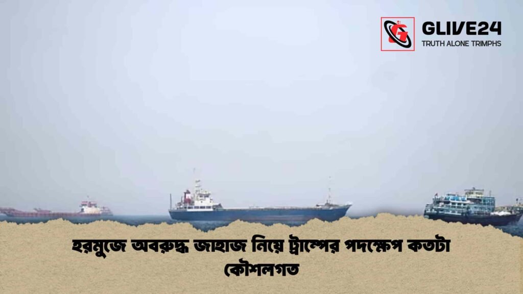 হরমুজে অবরুদ্ধ জাহাজ নিয়ে ট্রাম্পের পদক্ষেপ কতটা কৌশলগত