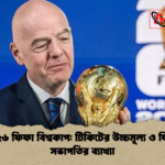 ২০২৬ ফিফা বিশ্বকাপ টিকিটের উচ্চমূল্য ও ফিফা সভাপতির ব্যাখ্যা ২০২৬ ফিফা বিশ্বকাপ: টিকিটের উচ্চমূল্য ও ফিফা সভাপতির ব্যাখ্যা