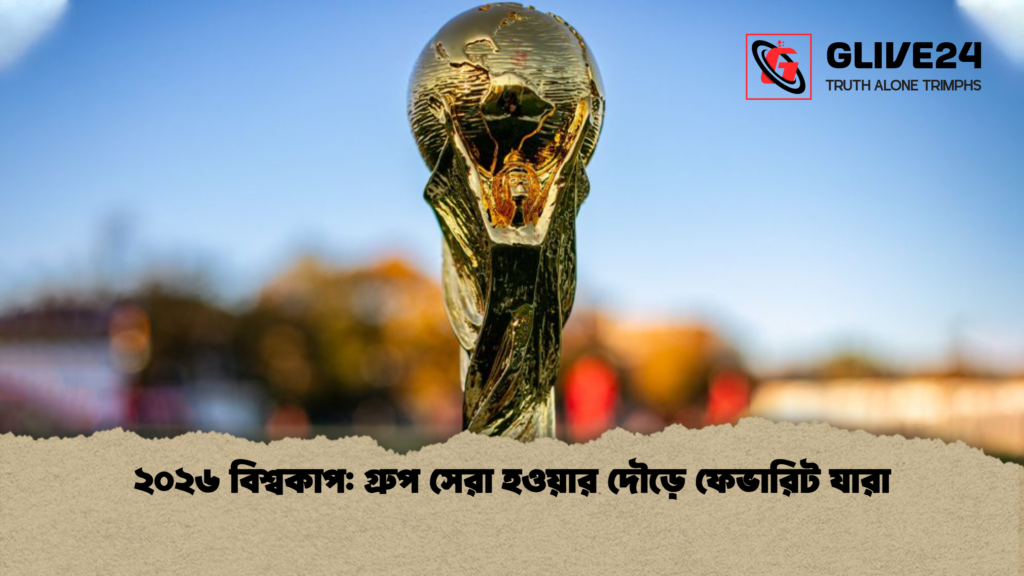 ২০২৬ বিশ্বকাপ গ্রুপ সেরা হওয়ার দৌড়ে ফেভারিট যারা ২০২৬ বিশ্বকাপ: গ্রুপ সেরা হওয়ার দৌড়ে ফেভারিট যারা