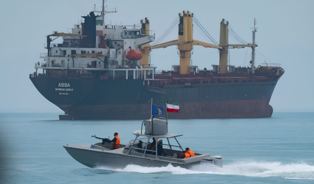 Iran Threatens Strait Closing Following Missile Strikes ইরান হরমুজ প্রণালি সম্পূর্ণ বন্ধের হুঁশিয়ারি পুনর্ব্যক্ত করল