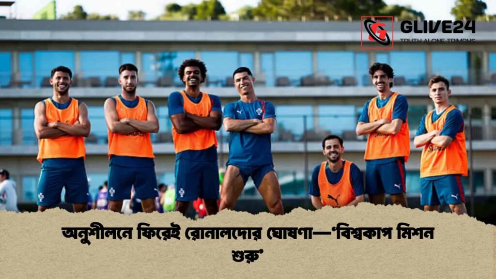 অনুশীলনে ফিরেই রোনালদোর ঘোষণা—‘বিশ্বকাপ মিশন শুরু’