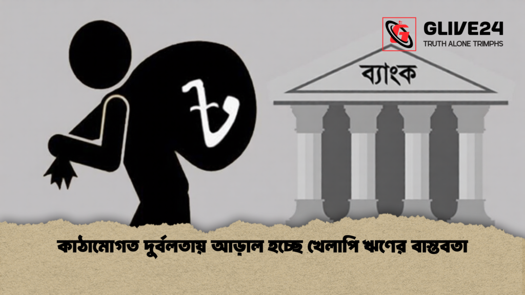 কাঠামোগত দুর্বলতায় আড়াল হচ্ছে খেলাপি ঋণের বাস্তবতা কাঠামোগত দুর্বলতায় আড়াল হচ্ছে খেলাপি ঋণের বাস্তবতা