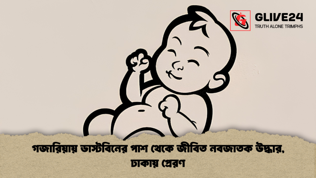 গজারিয়ায় ডাস্টবিনের পাশ থেকে জীবিত নবজাতক উদ্ধার ঢাকায় প্রেরণ 1 গজারিয়ায় ডাস্টবিনের পাশ থেকে জীবিত নবজাতক উদ্ধার, ঢাকায় প্রেরণ