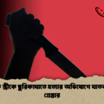 ছাতকে স্ত্রীকে ছুরিকাঘাতে হত্যার অভিযোগে ঘাতক স্বামী গ্রেপ্তার 1 ছাতকে স্ত্রীকে ছুরিকাঘাতে হত্যার অভিযোগে ঘাতক স্বামী গ্রেপ্তার