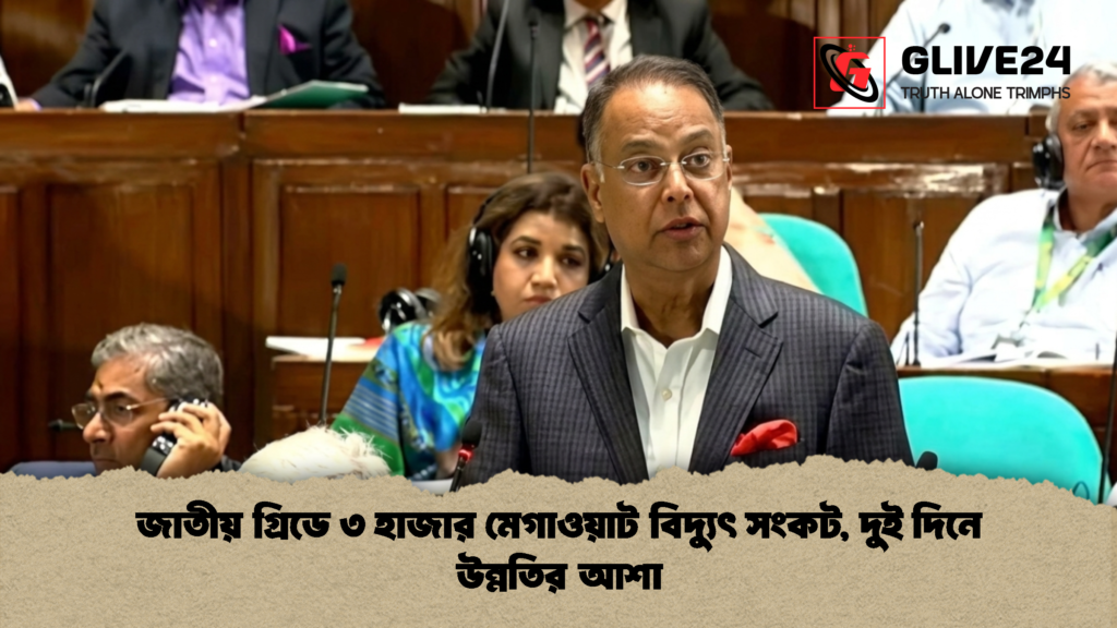 জাতীয় গ্রিডে ৩ হাজার মেগাওয়াট বিদ্যুৎ সংকট দুই দিনে উন্নতির আশা 1 জাতীয় গ্রিডে ৩ হাজার মেগাওয়াট বিদ্যুৎ সংকট, দুই দিনে উন্নতির আশা
