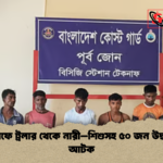 টেকনাফে ট্রলার থেকে নারী–শিশুসহ ৫০ জন উদ্ধার ৯ আটক টেকনাফে ট্রলার থেকে নারী–শিশুসহ ৫০ জন উদ্ধার, ৯ আটক