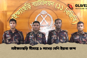 নাইক্ষ্যংছড়ি সীমান্তে ১ লাখের বেশি ইয়াবা জব্দ