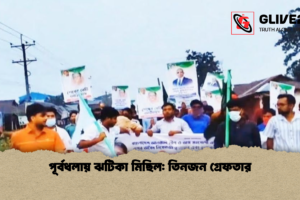 পূর্বধলায় ঝটিকা মিছিল: তিনজন গ্রেফতার