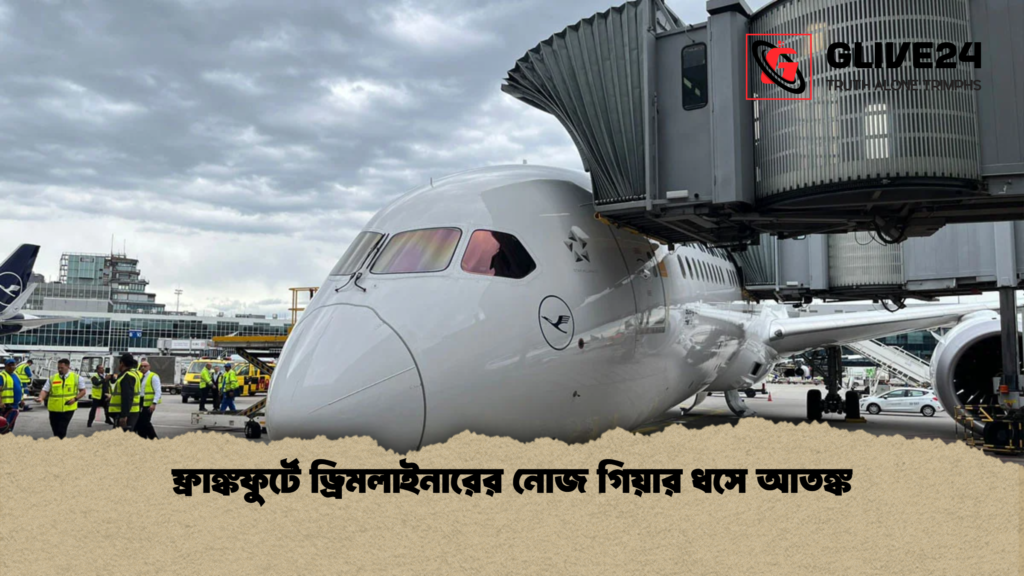 ফ্রাঙ্কফুর্টে ড্রিমলাইনারের নোজ গিয়ার ধসে আতঙ্ক ফ্রাঙ্কফুর্টে ড্রিমলাইনারের নোজ গিয়ার ধসে আতঙ্ক