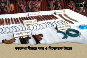 বড়লেখা সীমান্তে অস্ত্র ও বিস্ফোরক উদ্ধার