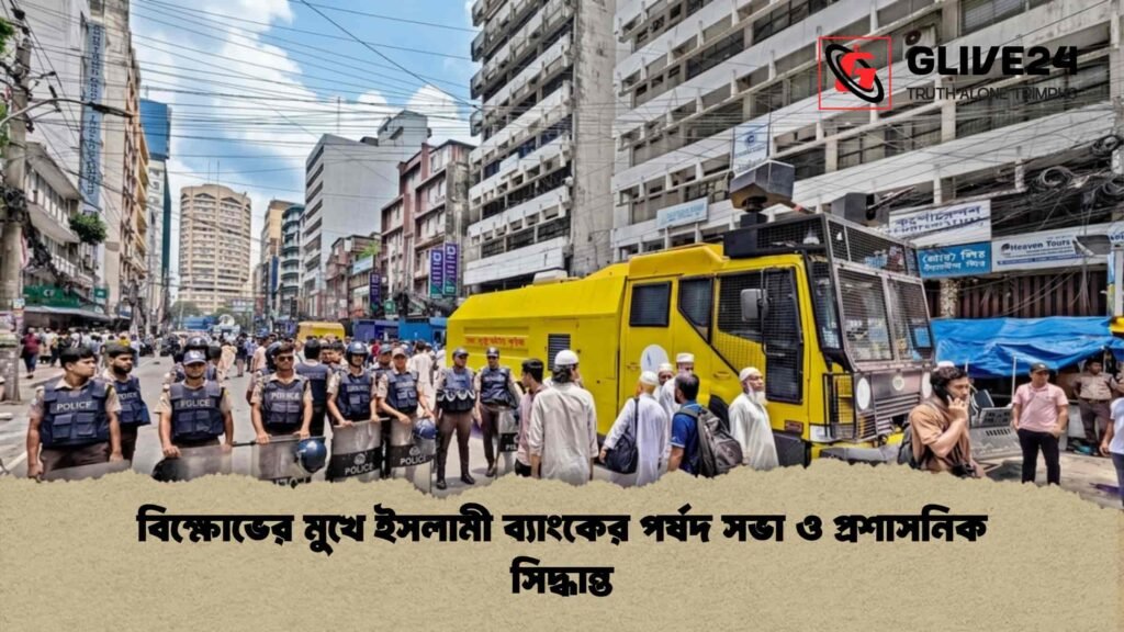 বিক্ষোভের মুখে ইসলামী ব্যাংকের পর্ষদ সভা ও প্রশাসনিক সিদ্ধান্ত