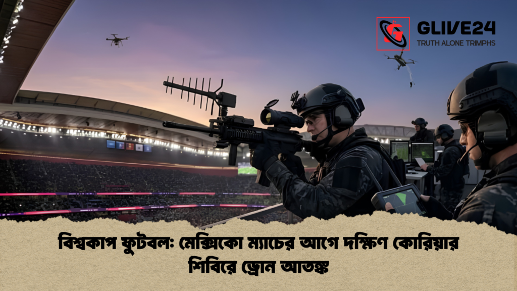 বিশ্বকাপ ফুটবল মেক্সিকো ম্যাচের আগে দক্ষিণ কোরিয়ার শিবিরে ড্রোন আতঙ্ক বিশ্বকাপ ফুটবল: মেক্সিকো ম্যাচের আগে দক্ষিণ কোরিয়ার শিবিরে ড্রোন আতঙ্ক