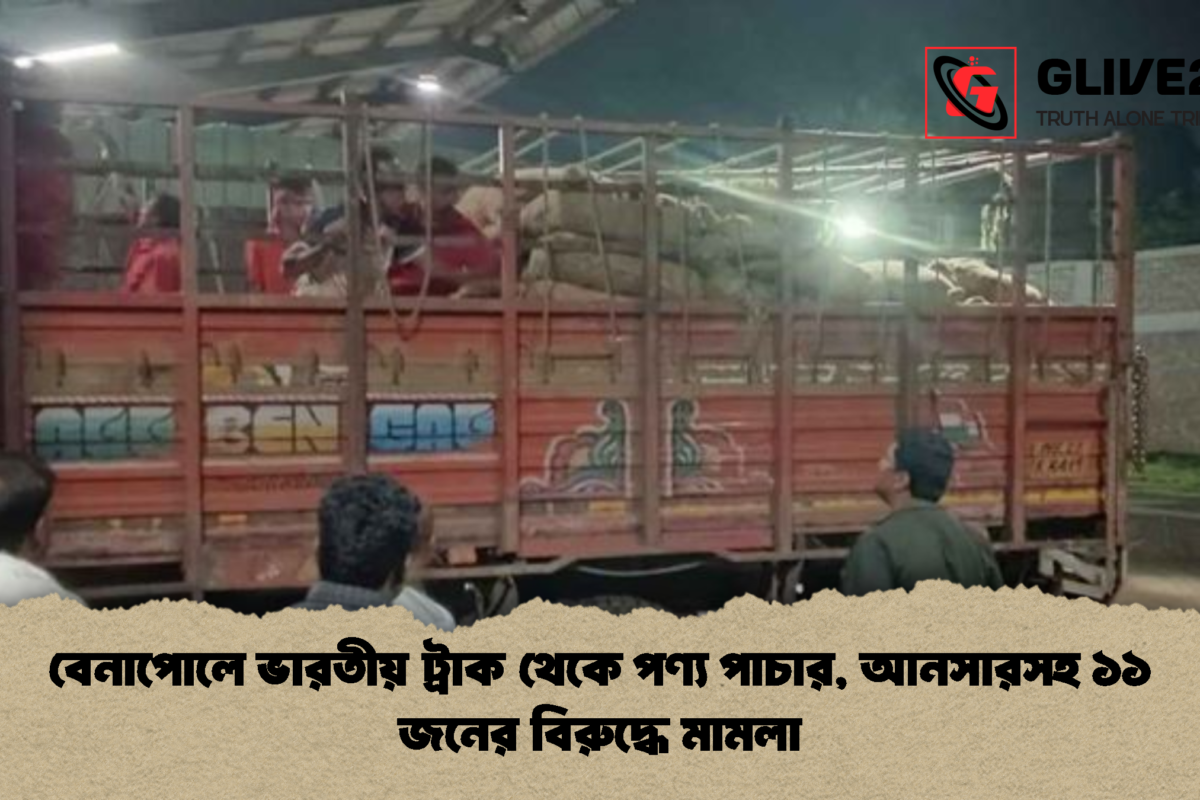 বেনাপোলে ভারতীয় ট্রাক থেকে পণ্য পাচার, আনসারসহ ১১ জনের বিরুদ্ধে মামলা
