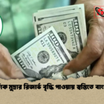 বৈদেশিক মুদ্রার রিজার্ভ বৃদ্ধি পাওয়ায় স্বস্তিতে বাংলাদেশ 1 বৈদেশিক মুদ্রার রিজার্ভ বৃদ্ধি পাওয়ায় স্বস্তিতে বাংলাদেশ
