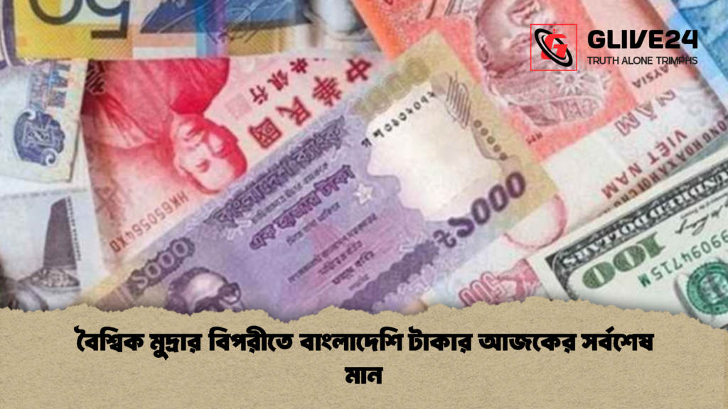 বৈশ্বিক মুদ্রার বিপরীতে বাংলাদেশি টাকার আজকের সর্বশেষ মান 1 বৈশ্বিক মুদ্রার বিপরীতে বাংলাদেশি টাকার আজকের সর্বশেষ মান