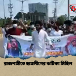 রাজশাহীতে ছাত্রলীগের ঝটিকা মিছিল 1 রাজশাহীতে ছাত্রলীগের ঝটিকা মিছিল