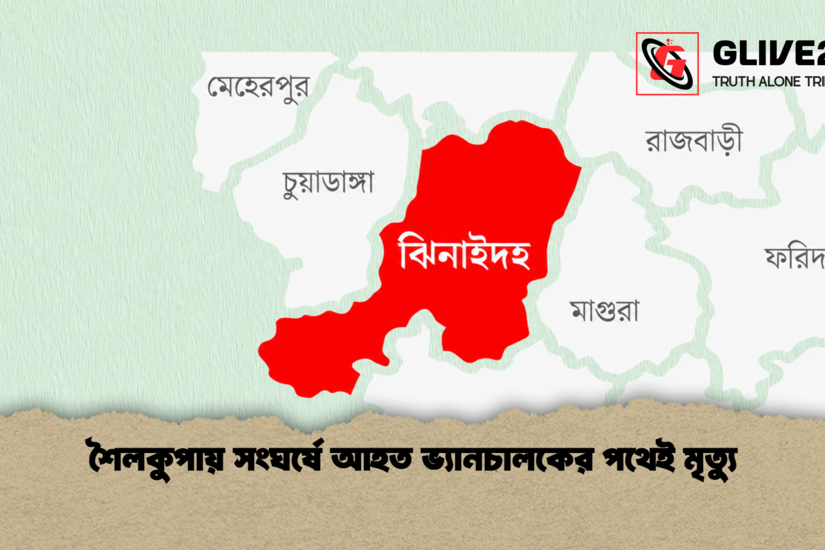 শৈলকুপায় সংঘর্ষে আহত ভ্যানচালকের পথেই মৃত্যু