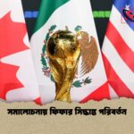 সমালোচনায় ফিফার সিদ্ধান্ত পরিবর্তন সমালোচনায় ফিফার সিদ্ধান্ত পরিবর্তন