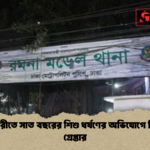 সিদ্ধেশ্বরীতে সাত বছরের শিশু ধর্ষণের অভিযোগে কিশোর গ্রেপ্তার 1 সিদ্ধেশ্বরীতে সাত বছরের শিশু ধর্ষণের অভিযোগে কিশোর গ্রেপ্তার