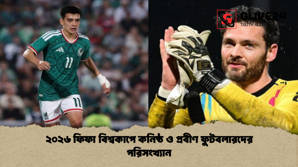 ২০২৬ ফিফা বিশ্বকাপে কনিষ্ঠ ও প্রবীণ ফুটবলারদের পরিসংখ্যান ২০২৬ ফিফা বিশ্বকাপে কনিষ্ঠ ও প্রবীণ ফুটবলারদের পরিসংখ্যান 1 ২০২৬ ফিফা বিশ্বকাপে কনিষ্ঠ ও প্রবীণ ফুটবলারদের পরিসংখ্যান