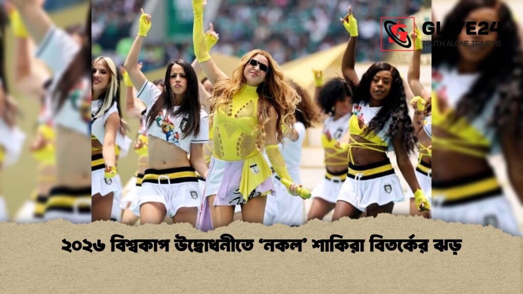 ২০২৬ বিশ্বকাপ উদ্বোধনীতে ‘নকল শাকিরা বিতর্কের ঝড় 1 ২০২৬ বিশ্বকাপ উদ্বোধনীতে ‘নকল’ শাকিরা বিতর্কের ঝড়