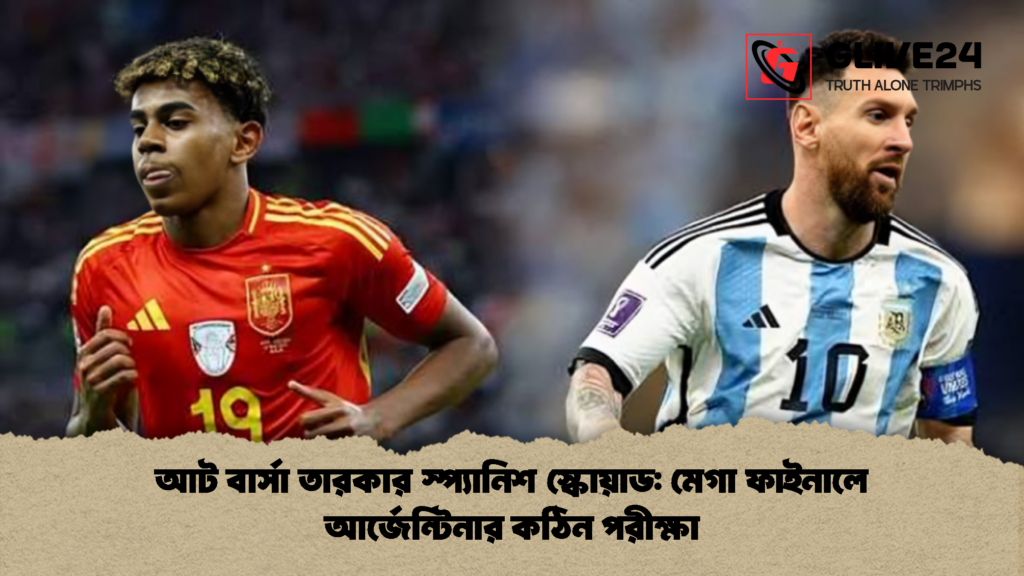 আট বার্সা তারকার স্প্যানিশ স্কোয়াড মেগা ফাইনালে আর্জেন্টিনার কঠিন পরীক্ষা 1 আট বার্সা তারকার স্প্যানিশ স্কোয়াড: মেগা ফাইনালে আর্জেন্টিনার কঠিন পরীক্ষা
