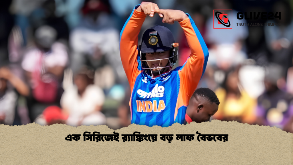 এক সিরিজেই রx200d্যাঙ্কিংয়ে বড় লাফ বৈভবের এক সিরিজেই র‍্যাঙ্কিংয়ে বড় লাফ বৈভবের