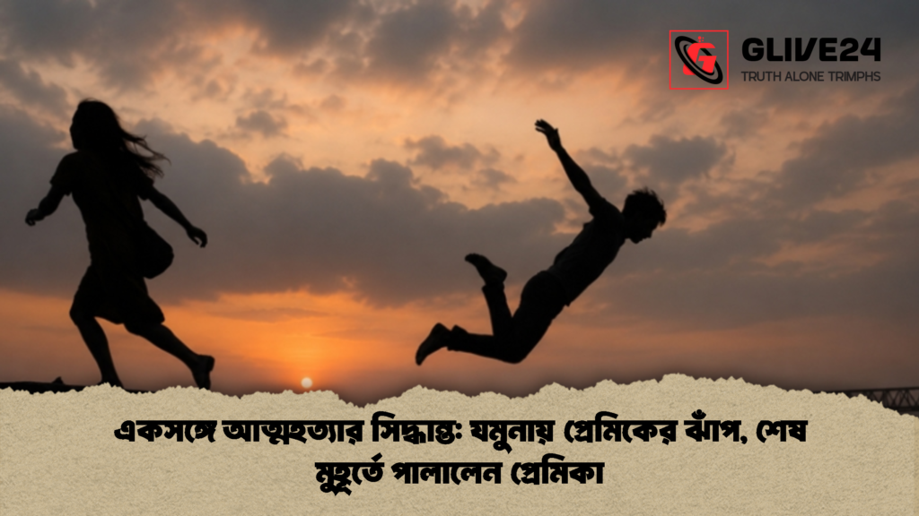 একসঙ্গে আত্মহত্যার সিদ্ধান্ত যমুনায় প্রেমিকের ঝাঁপ শেষ মুহূর্তে পালালেন প্রেমিকা 2 একসঙ্গে আত্মহত্যার সিদ্ধান্ত: যমুনায় প্রেমিকের ঝাঁপ, শেষ মুহূর্তে পালালেন প্রেমিকা