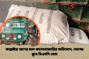 কাপ্তাইয়ে ত্রাণের চাল কালোবাজারির অভিযোগ, তোপের মুখে বিএনপি নেতা
