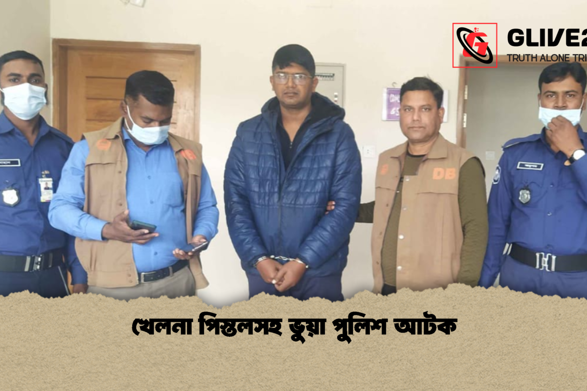 খেলনা পিস্তলসহ ভুয়া পুলিশ আটক