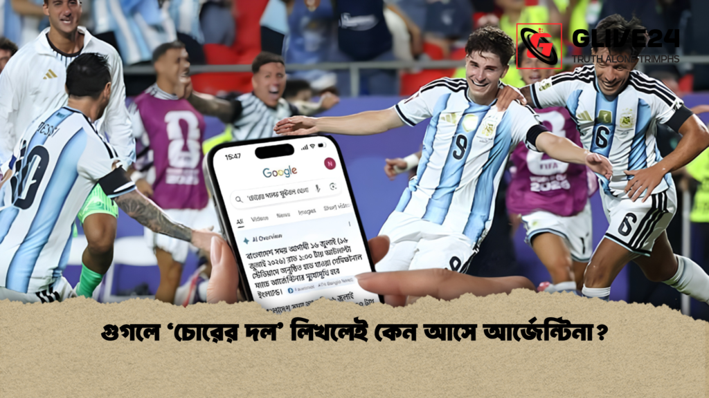 গুগলে ‘চোরের দল লিখলেই কেন আসে আর্জেন্টিনা 1 গুগলে ‘চোরের দল’ লিখলেই কেন আসে আর্জেন্টিনা?