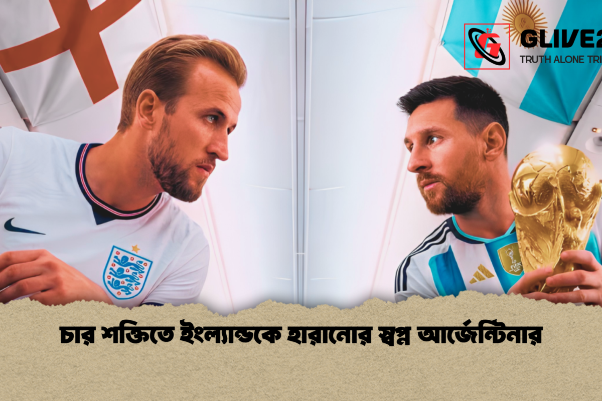 চার শক্তিতে ইংল্যান্ডকে হারানোর স্বপ্ন আর্জেন্টিনার