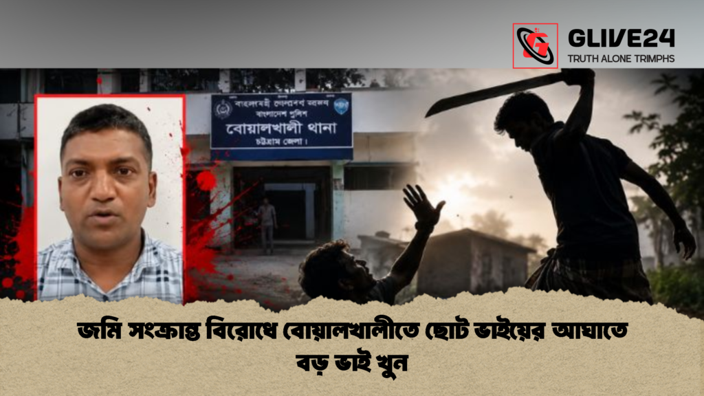 জমি সংক্রান্ত বিরোধে বোয়ালখালীতে ছোট ভাইয়ের আঘাতে বড় ভাই খুন 2 জমি সংক্রান্ত বিরোধে বোয়ালখালীতে ছোট ভাইয়ের আঘাতে বড় ভাই খুন