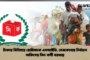 টাকার বিনিময়ে রোহিঙ্গাকে এনআইডি, নেত্রকোনায় নির্বাচন অফিসের তিন কর্মী বরখাস্ত