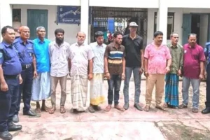 ডিমলায় জুয়ার আসরে অভিযান, যুবদল নেতাসহ গ্রেফতার ৮
