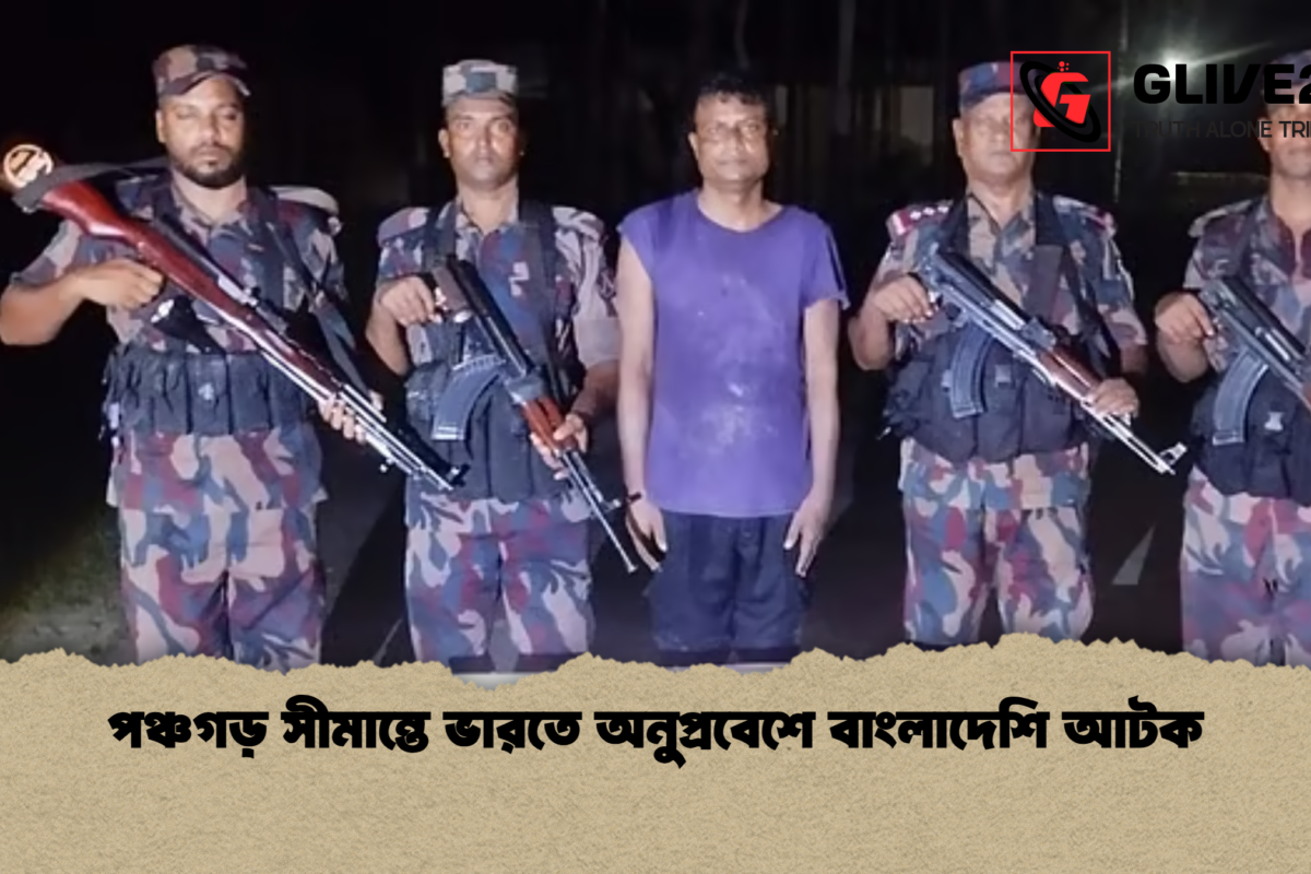 পঞ্চগড় সীমান্তে ভারতে অনুপ্রবেশে বাংলাদেশি আটক