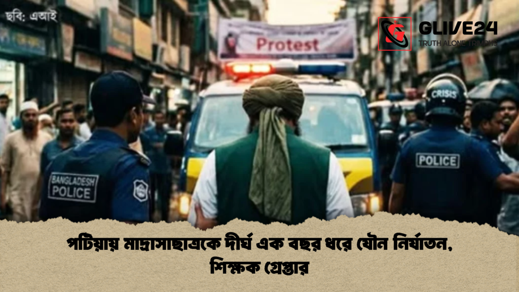 পটিয়ায় মাদ্রাসাছাত্রকে দীর্ঘ এক বছর ধরে যৌন নির্যাতন, শিক্ষক গ্রেপ্তার 2 পটিয়ায় মাদ্রাসাছাত্রকে দীর্ঘ এক বছর ধরে যৌন নির্যাতন শিক্ষক গ্রেপ্তার 1 পটিয়ায় মাদ্রাসাছাত্রকে দীর্ঘ এক বছর ধরে যৌন নির্যাতন, শিক্ষক গ্রেপ্তার