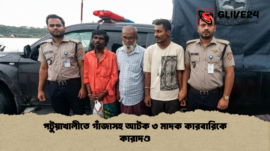 পটুয়াখালীতে গাঁজাসহ আটক ৩ মাদক কারবারিকে কারাদণ্ড 2 পটুয়াখালীতে গাঁজাসহ আটক ৩ মাদক কারবারিকে কারাদণ্ড